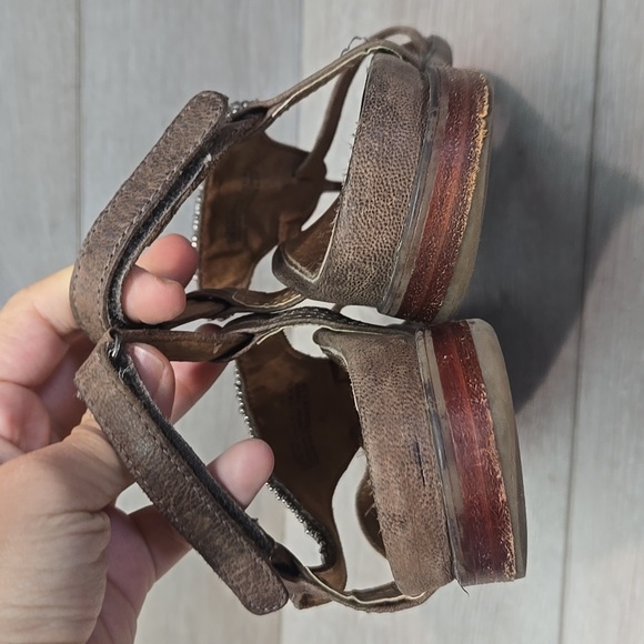 Aetrex Women Brown Beaded Thong Sandals Shoes Sz 39/8.5 - Picture 6 of 14